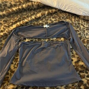 PRINCESS POLLY TUBE TOP & SLEEVE SET